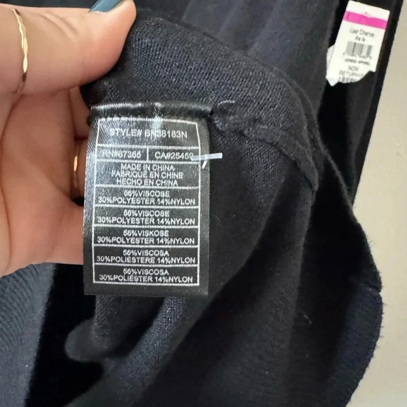 Steve Madden Black Turtleneck Sweater XS - Picture 4 of 4